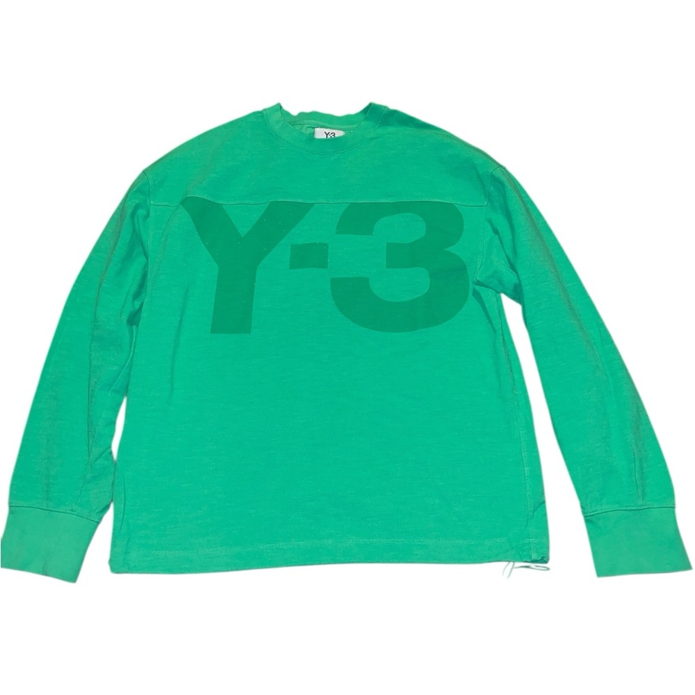 Y-3 mens M green sweatshirt